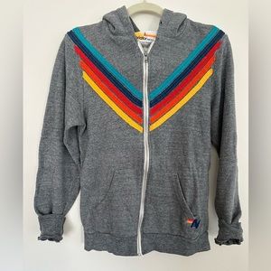 AVIATOR NATION CHEVRON STRIPE HOODIE